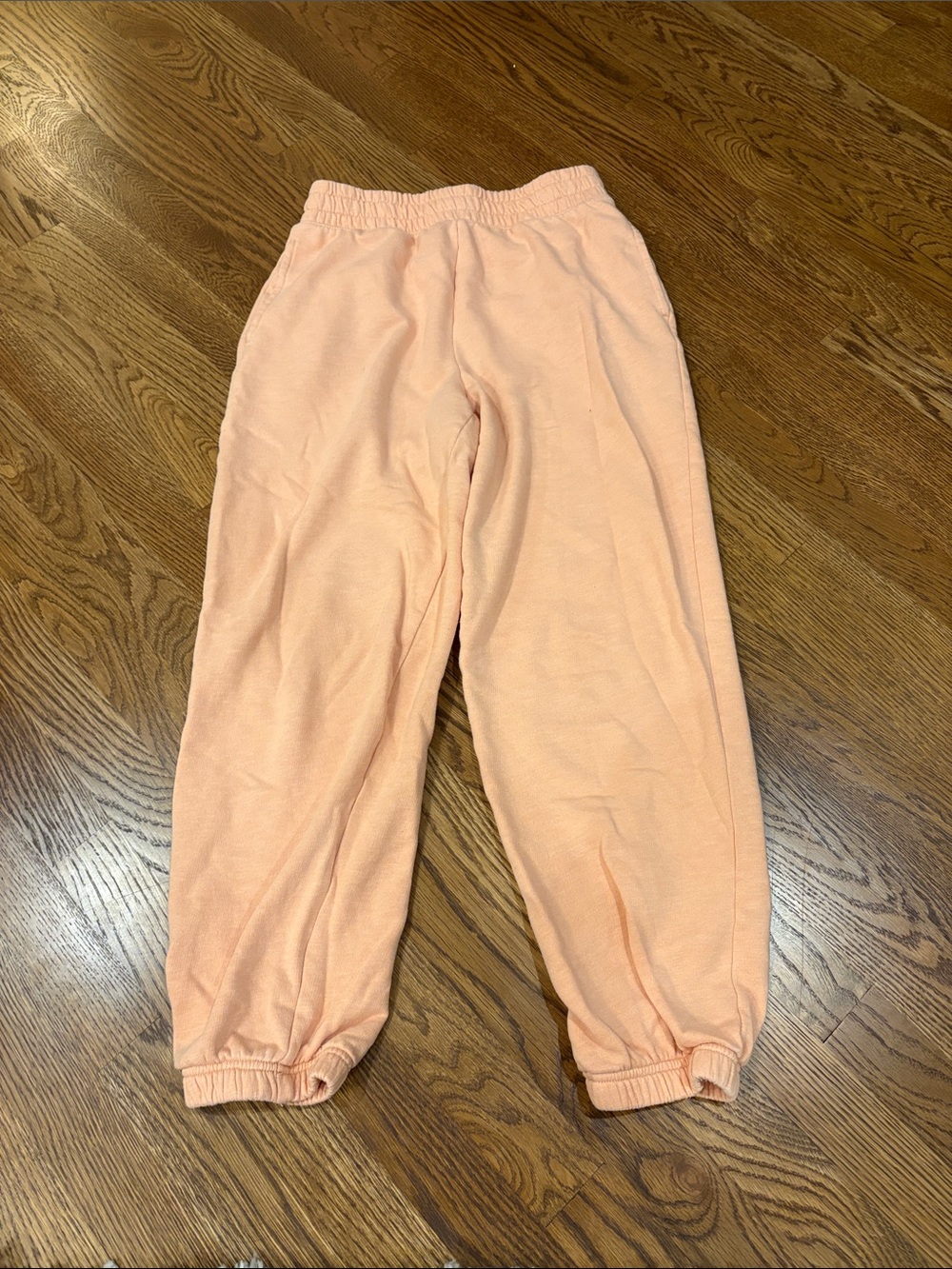 Peach Sweatpants - Soft Elastic Waist Joggers